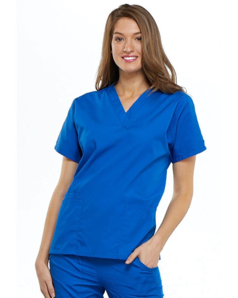 Smart Uniform Workwear V-Neck Scrub Top V2610 - Smartmedicaluniform