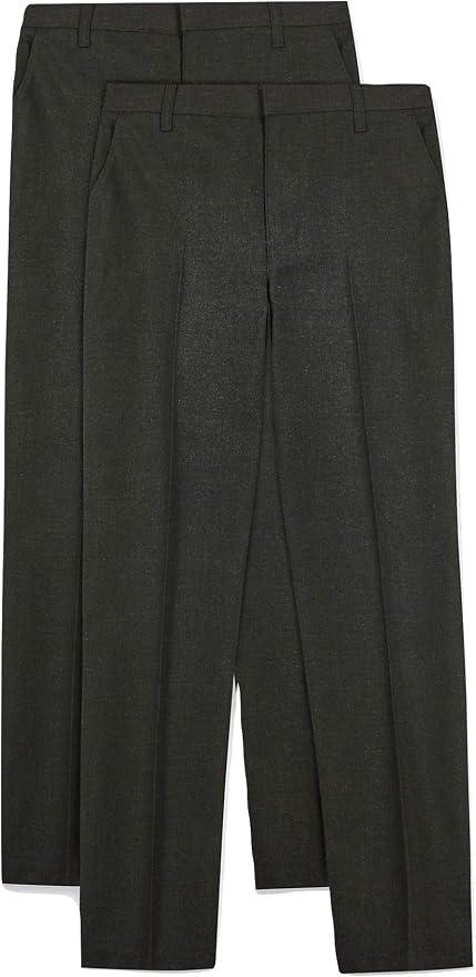 school trouser charcoal 2 PK school trouser Charcoal