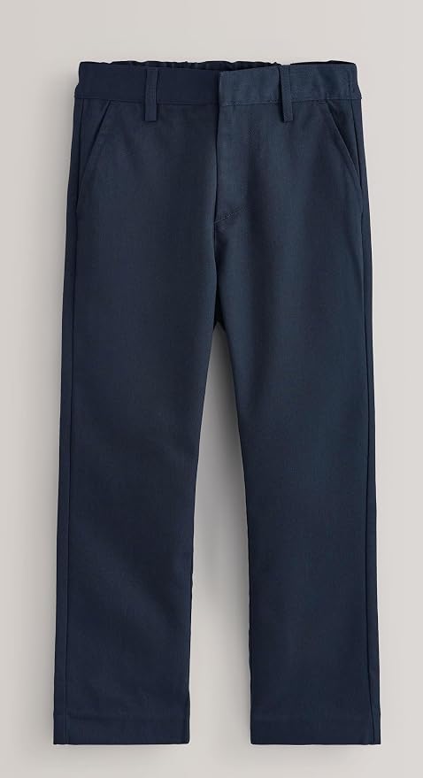school trouser navy front Navy 2 Pk School Trouser